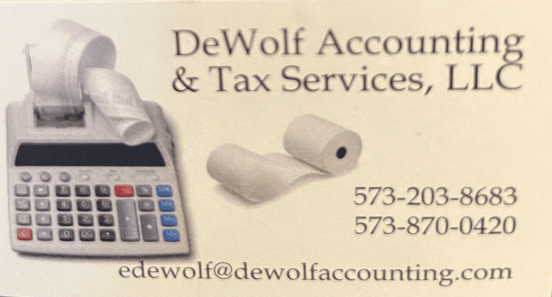 DeWolf Accounting and Tax Services, LLC DeWolf Accounting and Tax Services, LLC